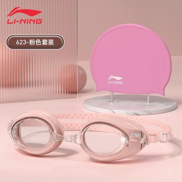 Set Mũ và Kính bơi Li-Ning cho nam nữ - Ảnh 2